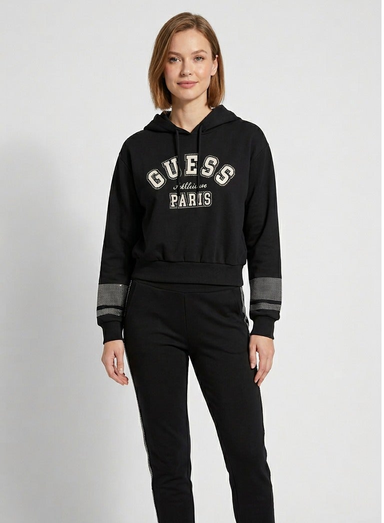 GUESS Berthe Graphic Pullover Hoodie - Image 1