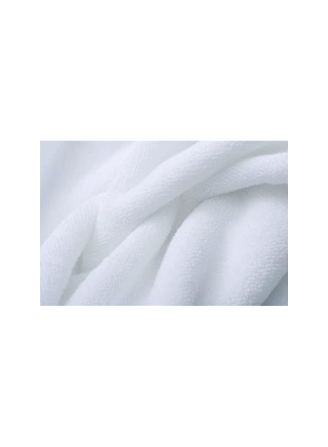 The Bros Luxury White Bath Towels Large - Circlet Egyptian Cotton | Highly Absorbent Hotel spa Collection Bathroom Towel | 70*140cm | (White, Pack of 1 Towel)) - Image 5