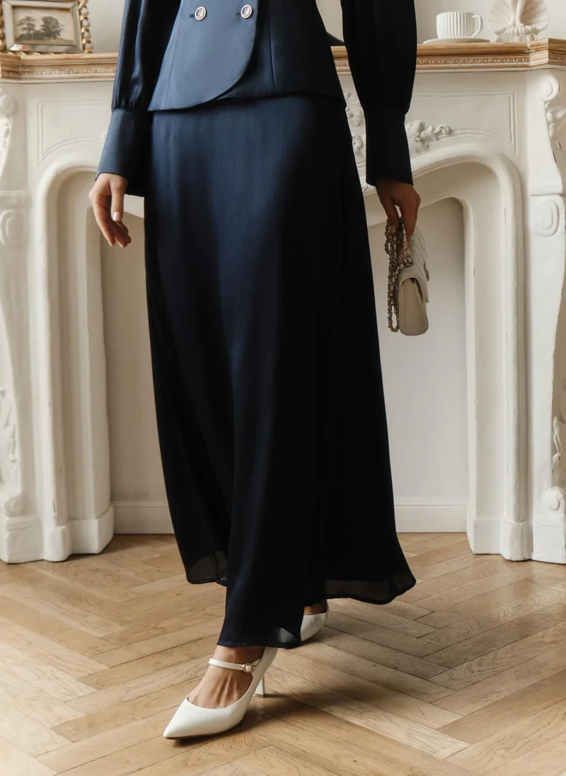Lichi Flowing maxi skirt