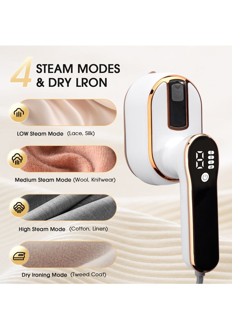 High-Power Handheld Garment Steamer Clothes Steamer, Portable Steamer 5s Fast Heat-up Ironing Wrinkle Remover -1000W 100ML,Wet and dry use  - Image 2