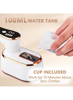 Generic High-Power Handheld Garment Steamer Clothes Steamer, Portable Steamer 5s Fast Heat-up Ironing Wrinkle Remover -1000W 100ML,Wet and dry use  - Image 5