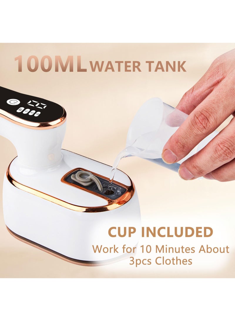 High-Power Handheld Garment Steamer Clothes Steamer, Portable Steamer 5s Fast Heat-up Ironing Wrinkle Remover -1000W 100ML,Wet and dry use  - Image 5