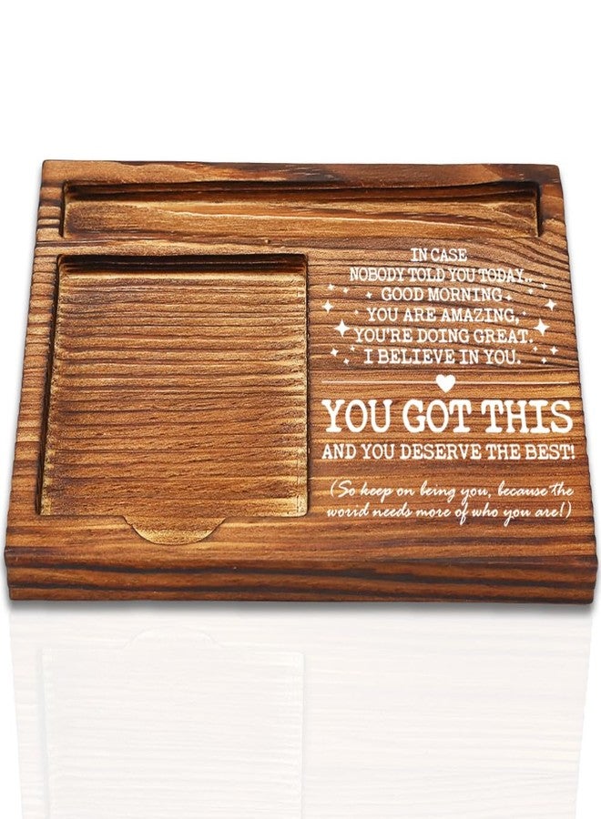 FOKCBOCM I Believe in You You Got This Inspirational Table Decor, Job Promotion Gifts for Women Men, Motivational Gifts for Coworker Employee Friends Daughter Sister Self-Stick Note Pad Holders-DW35 - Image 1