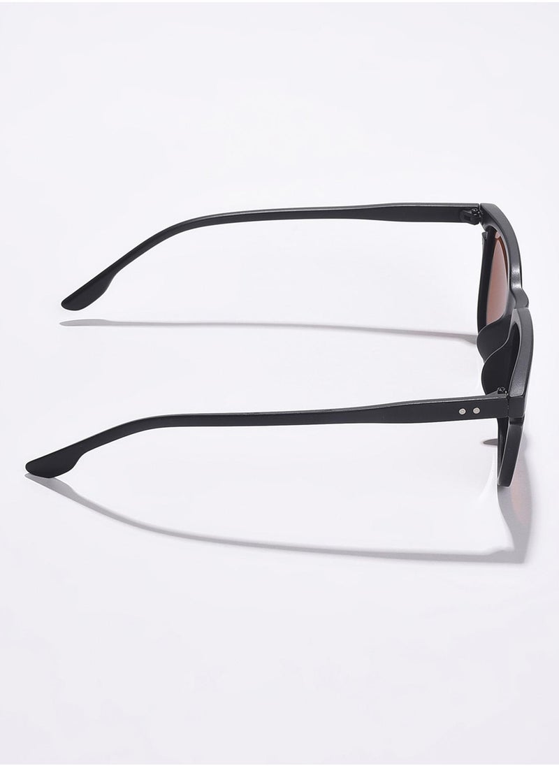 Haute Sauce Brown Lens Black Butterfly Sunglasses  - Image 5