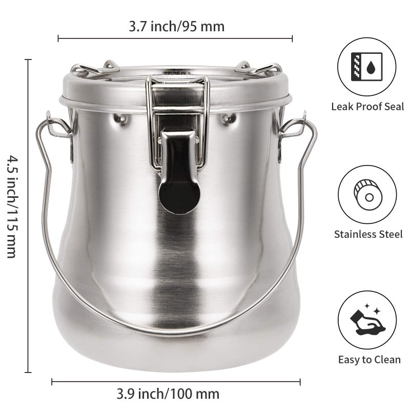 MyLifeUNIT Paint Brush Cleaner, Airtight Stainless Steel Brush Holder for Painting, 25 oz/Large - Image 3