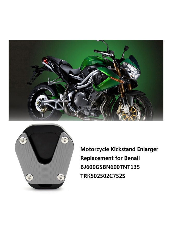 NIBEMINENT Motorcycle Kickstand Enlarger Foot Side Stand Pad  - Image 4