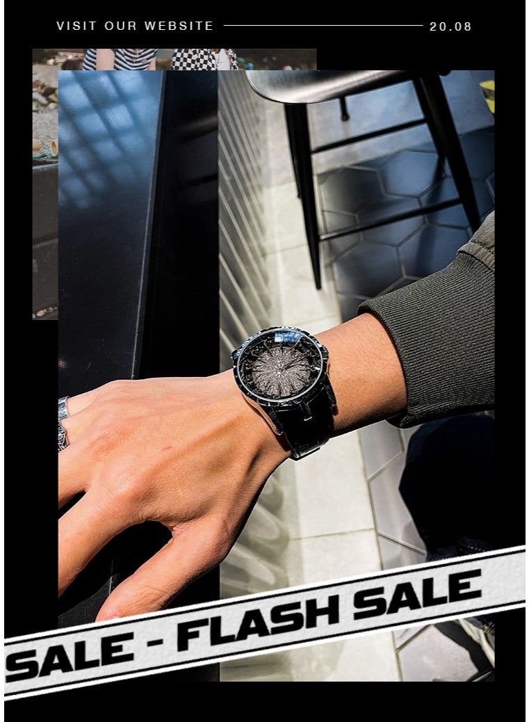 FENSIR Twelve Round Table Knight Watch Valentine's Day Gift for Boyfriend, Personalized Trendy Men's Quartz Watch - Image 4
