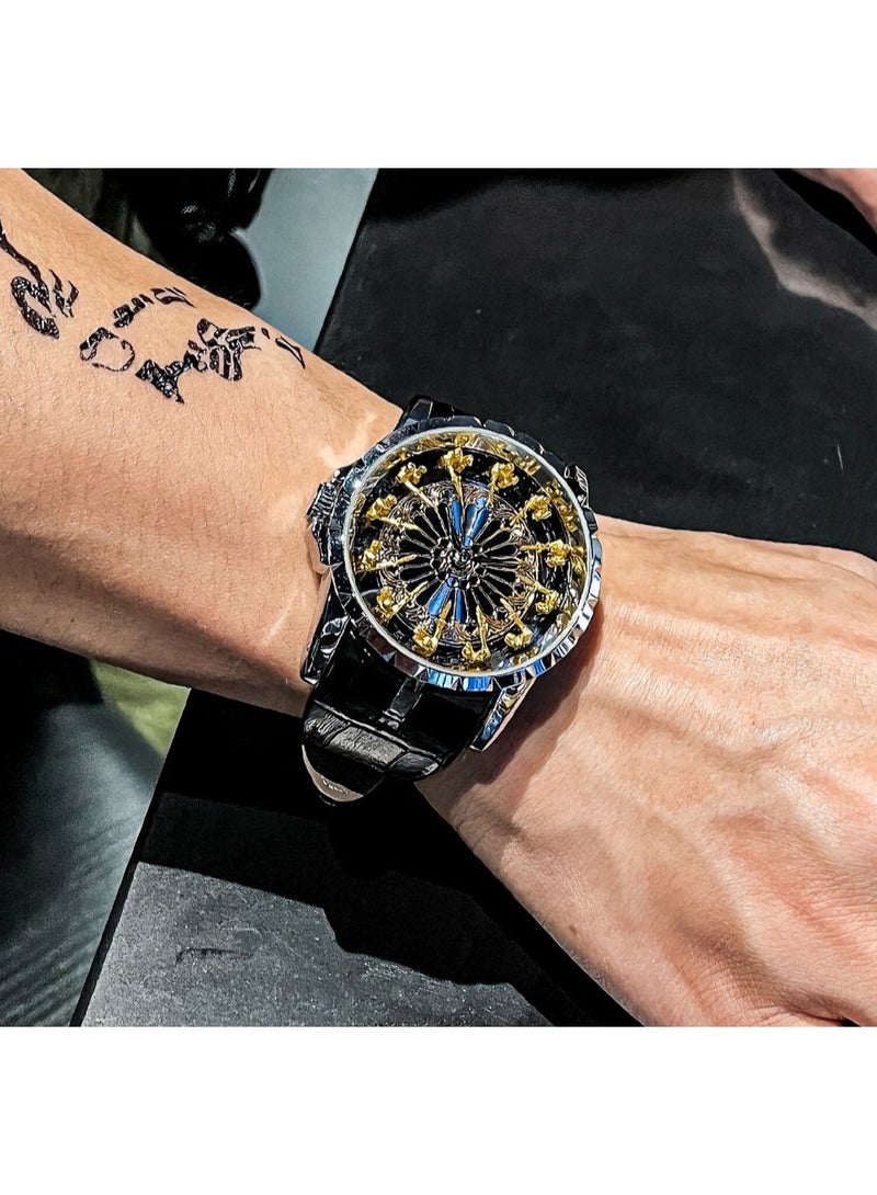 FENSIR Twelve Round Table Knight Watch Valentine's Day Gift for Boyfriend, Personalized Trendy Men's Quartz Watch - Image 5