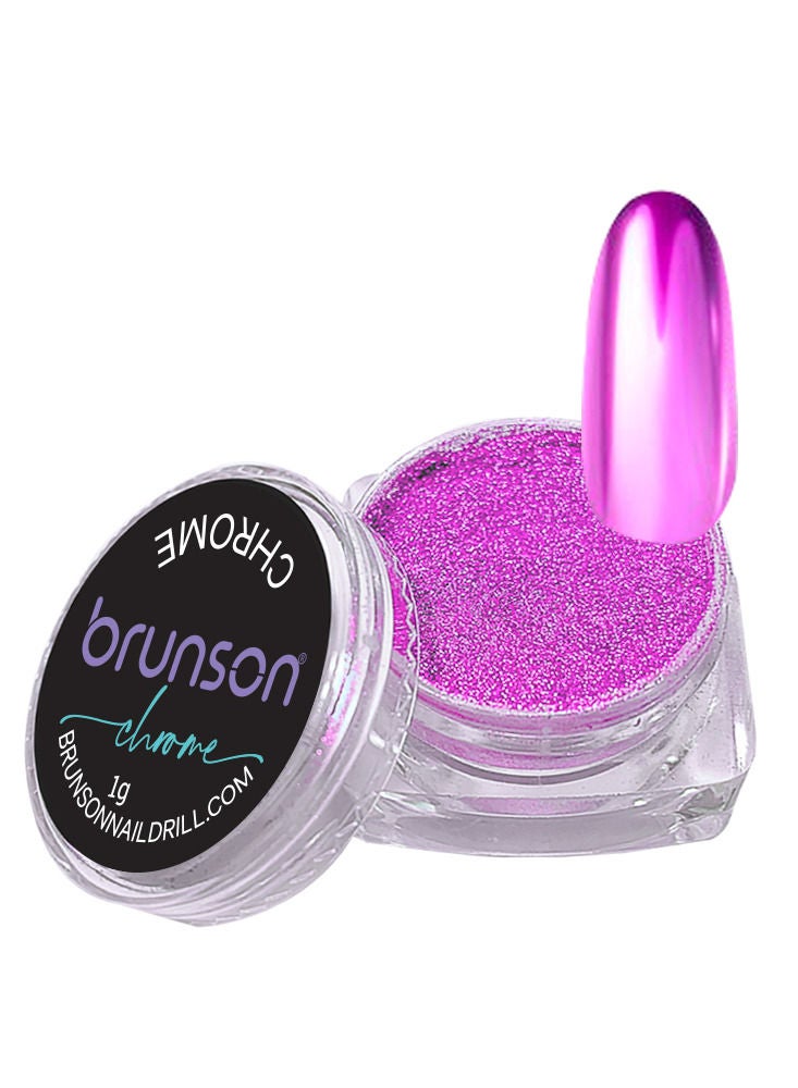 brunson Chrome Nail Metallic Powder Holographic Mirror Effect Nail Art Manicure Pigment JMC-16