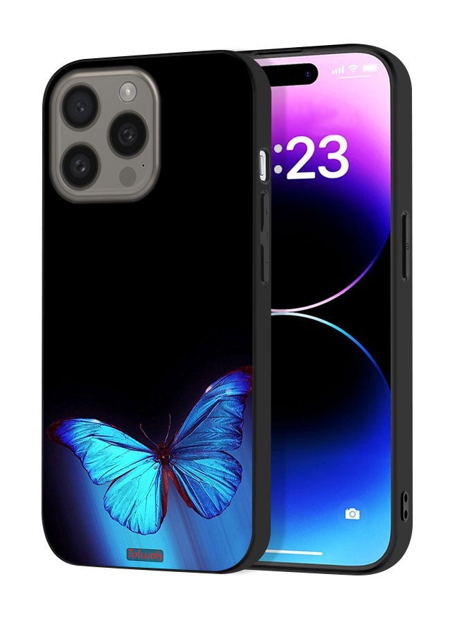 Tolwak Apple iPhone 15 Pro Max Protective Case Cover Butterfly Art - Image 1