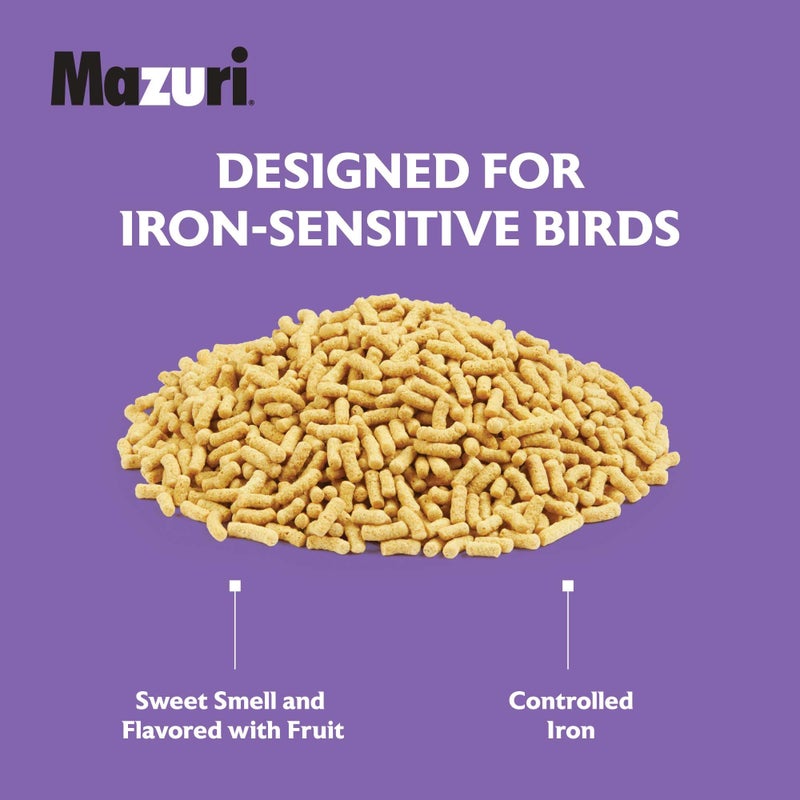 Mazuri | Softbill Diet for Iron-Sensitive Birds | 2 Pound (2 LB) Bag - Image 5