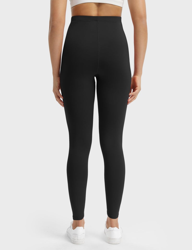 Buttergene Women's Maternity Leggings Over The Belly Maternity Workout Pants Pregnancy Yoga Leggings Ink Black - Image 4