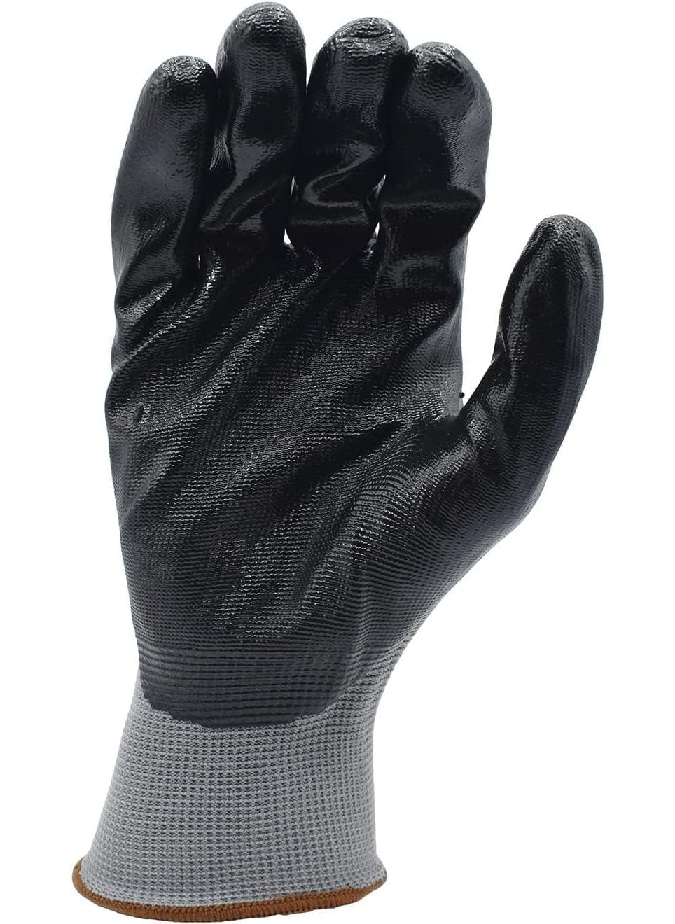 Cordova Cordova 6894L CorTouch II 13Gauge Gloves Gray Polyester Shell Black Flat Nitrile Palm Coating Large 12Pack Bulk Work Gloves  - Image 4