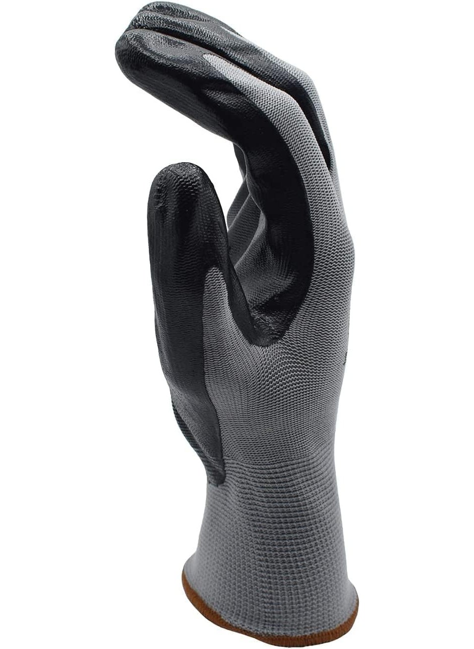 Cordova Cordova 6894L CorTouch II 13Gauge Gloves Gray Polyester Shell Black Flat Nitrile Palm Coating Large 12Pack Bulk Work Gloves  - Image 5