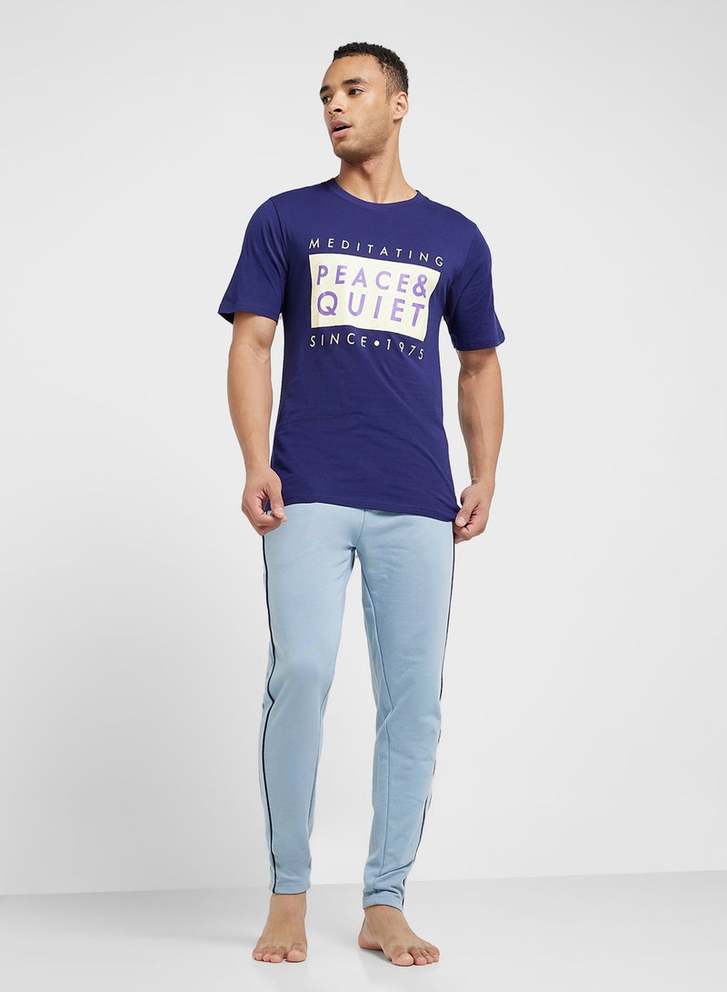 Seventy Five Nightwear T-Shirt & Pants Sets  - Image 1