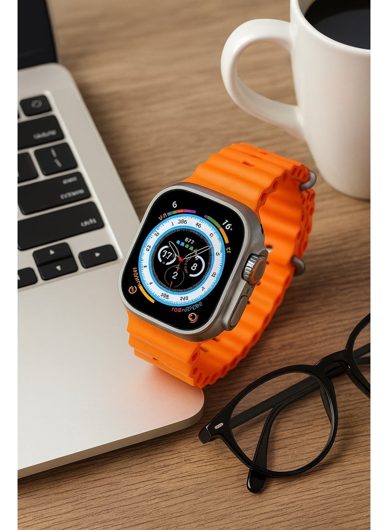 Germany ULTRA 9 Multifunctional Smartwatch Set with TWS i12 Wireless Earbuds (Bluetooth 5.0) - Fitness and Health Tracking, Smart Notifications, High-Quality Stereo Sound - Image 4