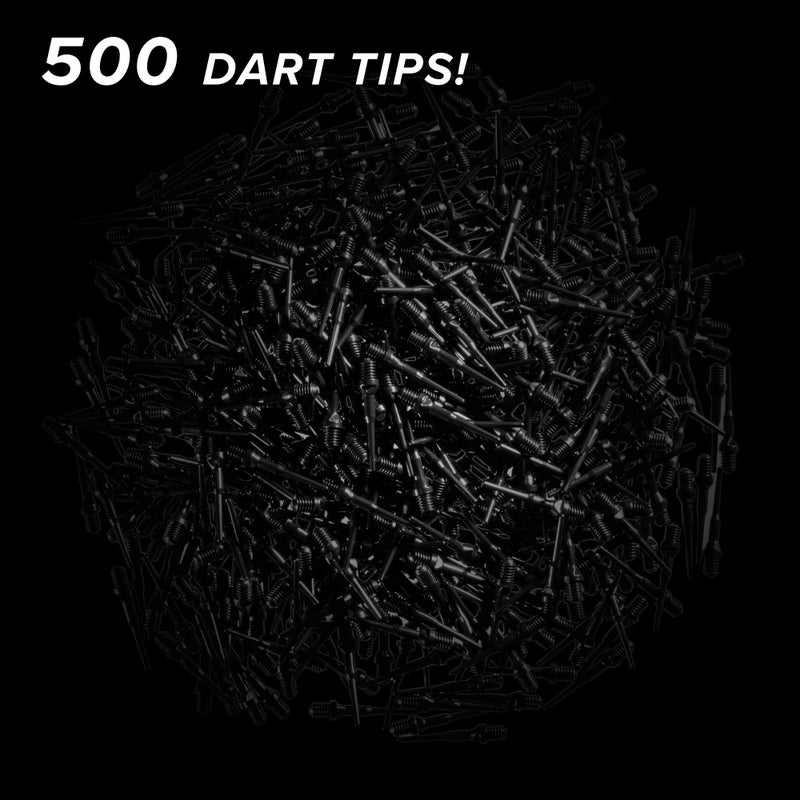 Viper by GLD Products Dart Accessory: Tufflex II 2BA Thread Soft Tip Dart Points, Black, 500 Pack,37-1602-01 - Image 3
