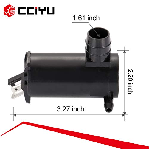 CCIYU Windshield Washer Pump Motor Replacement fit for 1994-2007 For Honda For Accord 1988-2004 For Honda Civic 2003-2011 For Honda Element 2000-2005 For Honda Odyssey 2003-2004 For Honda Pilot 89001132 - Image 4
