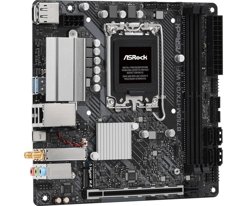 ASRock B760M-ITX/D4 WiFi يدعم معالجات إنتل® كور™ من الجيل 13 و 12 (LGA1700) - Image 5