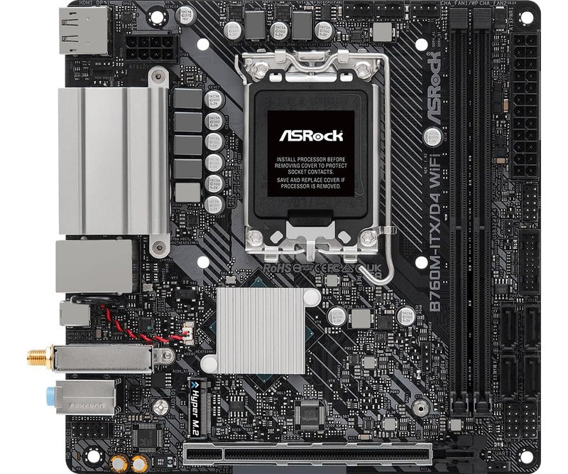 ASRock B760M-ITX/D4 WiFi يدعم معالجات إنتل® كور™ من الجيل 13 و 12 (LGA1700) - Image 2