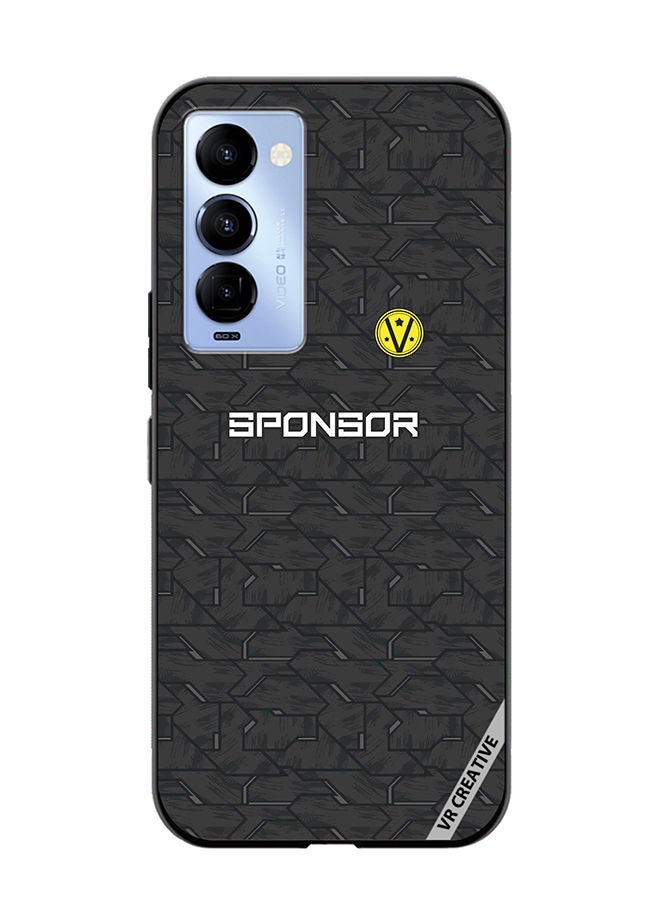 VR CREATIVE Protective Case Cover For Tecno Camon 18/18 P Soccer Jersey Design Multicolour - Image 1