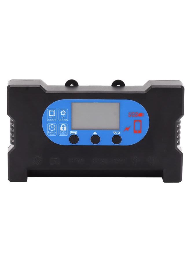 Thoraya 5V Solar Charge Controller Solar Panel Charge Controller with Fast Charging Dual USB Type C Port 20A  - Image 1