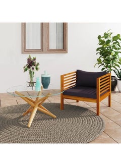 vidaXL Garden Chair with Dark Grey Cushions Solid Acacia Wood - pzsku/ZEA636BB40A2952B63AF4Z/45/_/1697722771/34a8a8a7-47ab-405d-b803-6ee9b5ec7b88