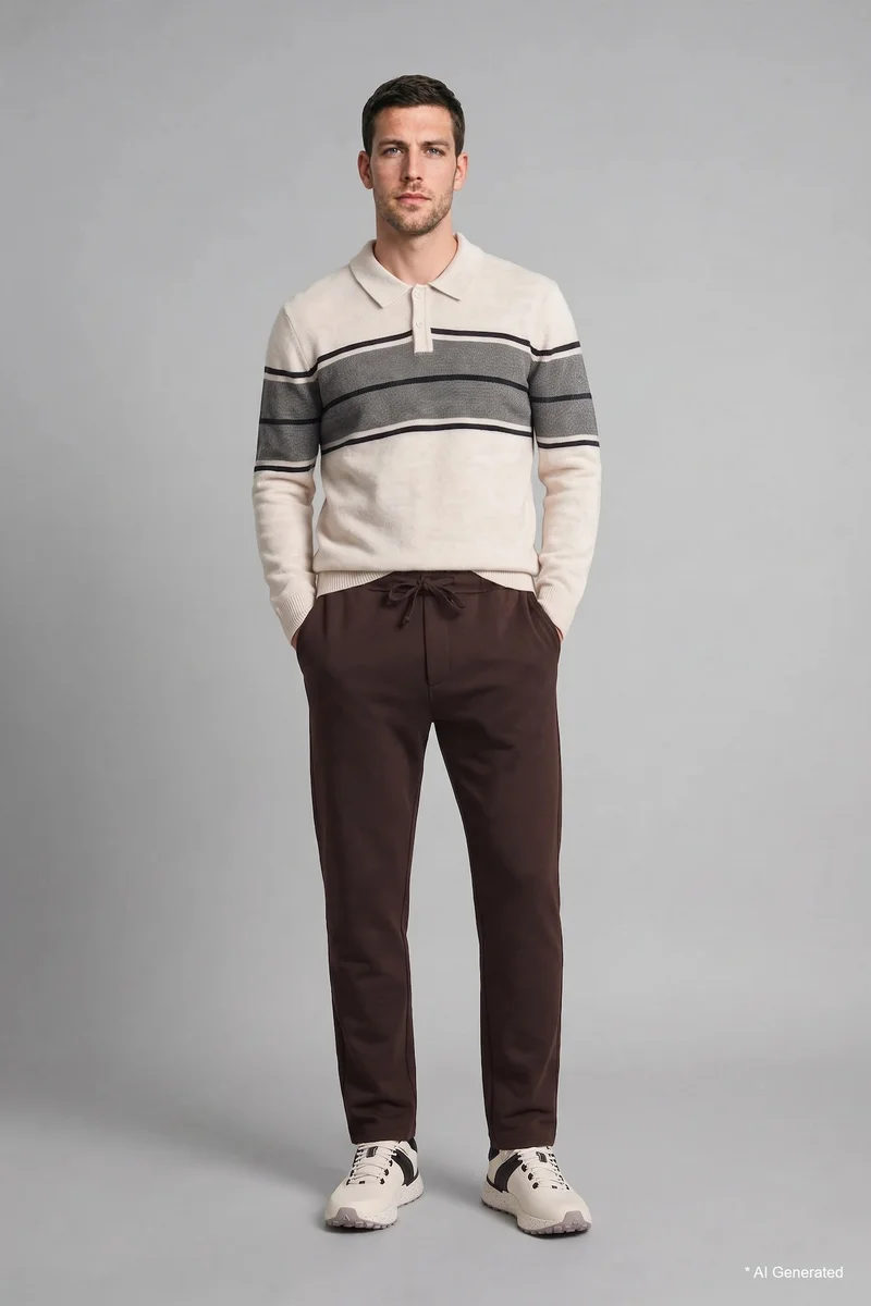 Regular Fit Regular Hem Pocket Detailed Trousers