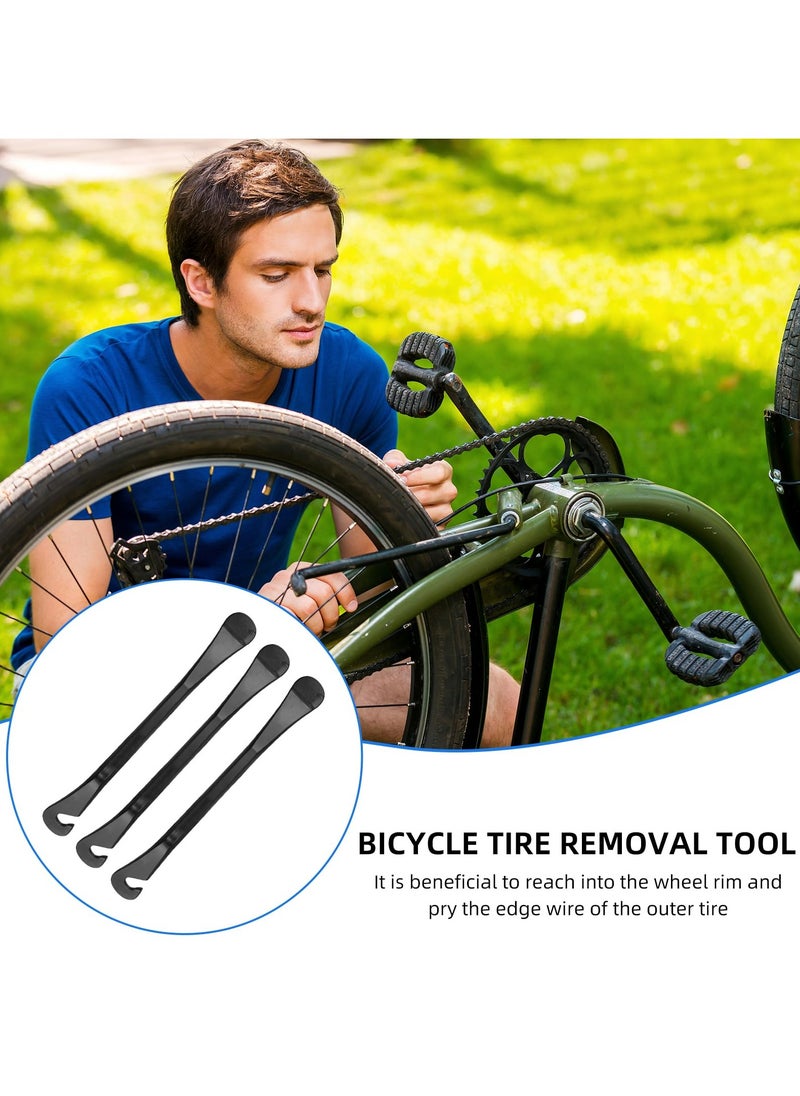 CMGTYYD CMGTYYD Set of 3 tyre levers bicycle, tyre tool metal, bicycle tyre lever, tyre change levers, tyre changing lever set, bike repair kit, assembly tool repair kit, for scooter tyre repair  - Image 3