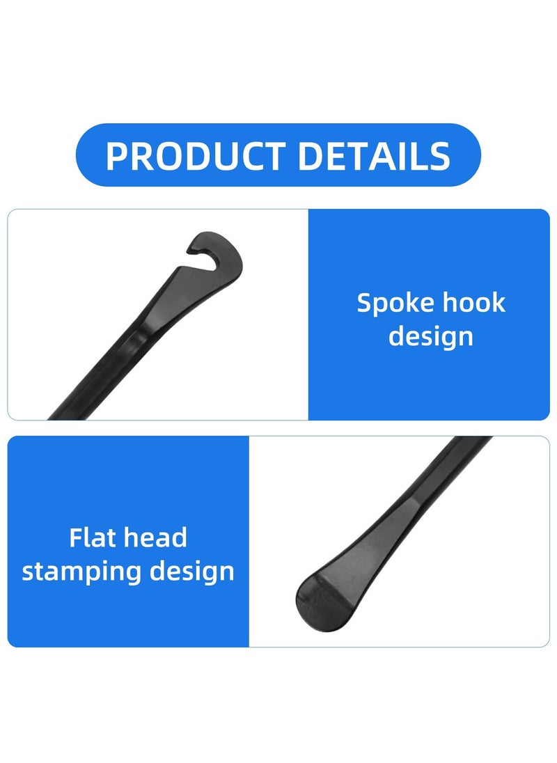 CMGTYYD CMGTYYD Set of 3 tyre levers bicycle, tyre tool metal, bicycle tyre lever, tyre change levers, tyre changing lever set, bike repair kit, assembly tool repair kit, for scooter tyre repair  - Image 4