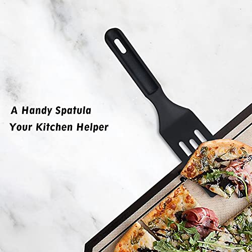 ReneeChef Professional Nylon Mini Spatula, Heat-Resistant Serving Spatula for Nonstick Pans, Small Turner for Brownies, Fried Eggs, Cakes, Lasagna or Cookie, Pie etc. - Image 3