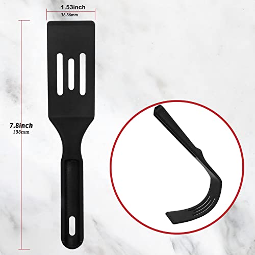 ReneeChef Professional Nylon Mini Spatula, Heat-Resistant Serving Spatula for Nonstick Pans, Small Turner for Brownies, Fried Eggs, Cakes, Lasagna or Cookie, Pie etc. - Image 2