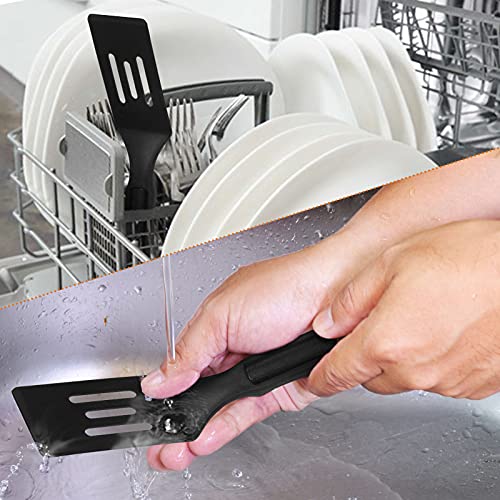 ReneeChef Professional Nylon Mini Spatula, Heat-Resistant Serving Spatula for Nonstick Pans, Small Turner for Brownies, Fried Eggs, Cakes, Lasagna or Cookie, Pie etc. - Image 5