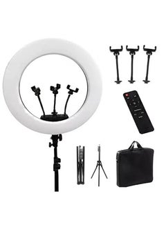 21 Inch Ring Light Tripod Mount with 3 Phone Bracket, LED Soft Ring Light with Remote Control - pzsku/ZEA638196131757BF1D03Z/45/_/1740436211/40733e05-b842-49d8-9e2a-d6ba239fd2bc