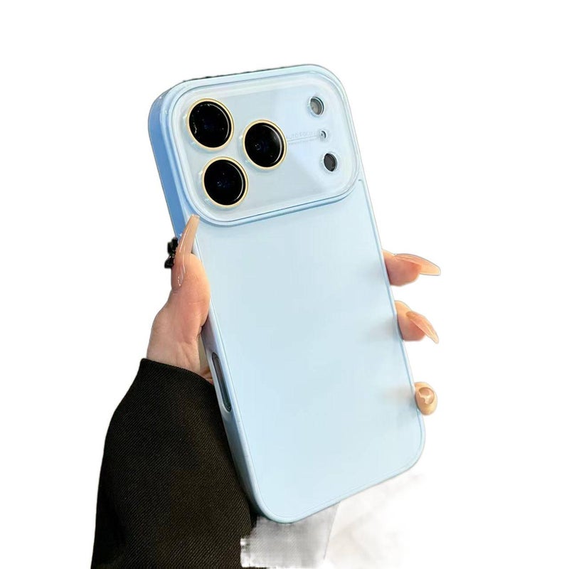 غطاء واقي | حماية من السقوط | ملمس غير لامع | أخضر Glass | مقاوم للصدمات لـ iPhone 16 / 16 Plus / 16 Pro / 16 Pro Max - Image 3