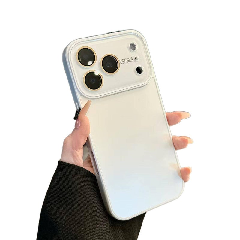 غطاء واقي | حماية من السقوط | ملمس غير لامع | أخضر Glass | مقاوم للصدمات لـ iPhone 16 / 16 Plus / 16 Pro / 16 Pro Max - Image 4