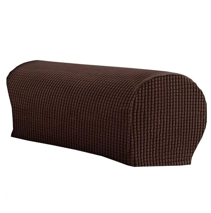 Premium Polyester Sofa Arm Cover Scratch Resistant Protector CoversElastic Armrest Covers for SquareCurvedSloping Couch Armrests 2Pcs