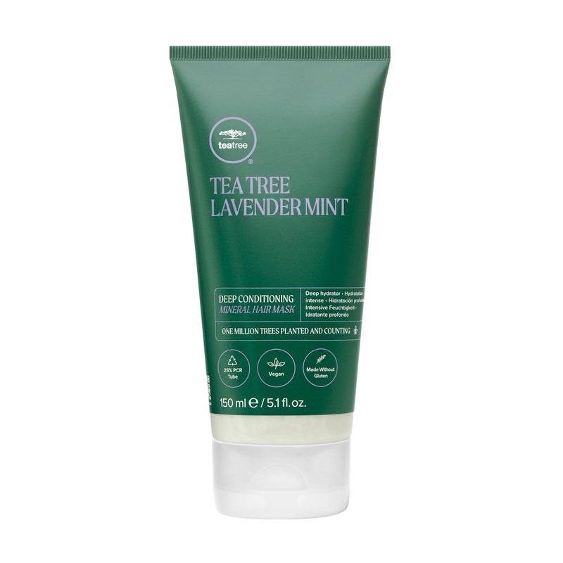 Tea Tree Lavender Mint Deep Conditioning Mineral Hair Mask, Hydrates + Strengthens, For Coarse + Dry Hair, 5.1 fl. oz. - Image 1
