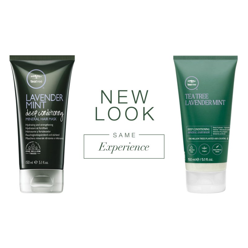 Tea Tree Lavender Mint Deep Conditioning Mineral Hair Mask, Hydrates + Strengthens, For Coarse + Dry Hair, 5.1 fl. oz. - Image 2