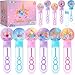 Winrayk 24 Large Unicorn Bubble Wands with Gift Box Kids Unicorn Party Favors Pastel Bubbles Bulk 6 Style 3 Color Pinata Filler Goodie Bag Stuffer Carnival Prize Summer Girls Birthday Supplies - Image 2