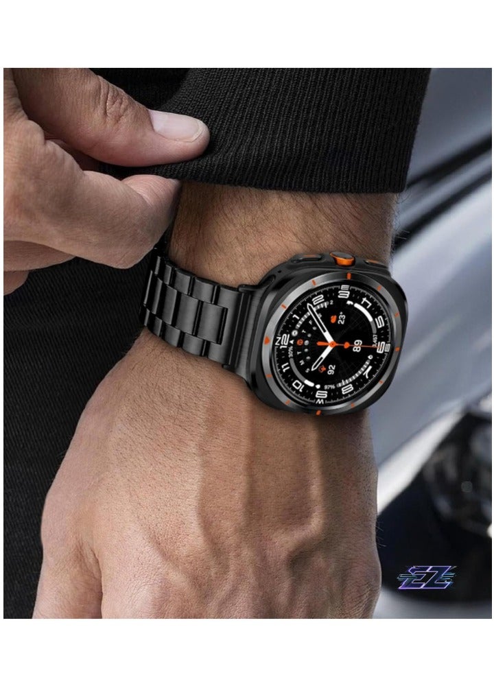 ELTRAZONE Magnetic Stainless Steel Band for Samsung Galaxy Watch Ultra 47mm - Premium Metal Strap for Secure and Stylish Fit - Image 5