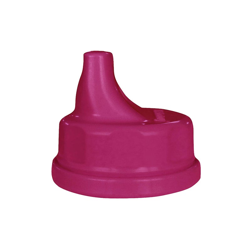 Lifefactory Sippy Caps for 4-Ounce and 9-Ounce BPA-Free Glass Baby Bottles, Raspberry, 2 Count - Image 1
