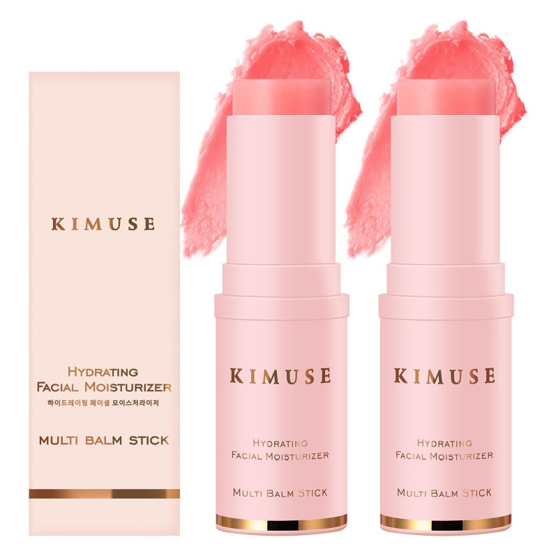 KIMUSE Hydrating Multi Balm Stick, All-in-One Hydrating Lip Balm Eye Cream Neck Cream Make Up Base, Reduce Wrinkle & Moisturizing Moisturizer For Face Skin Care - Image 1