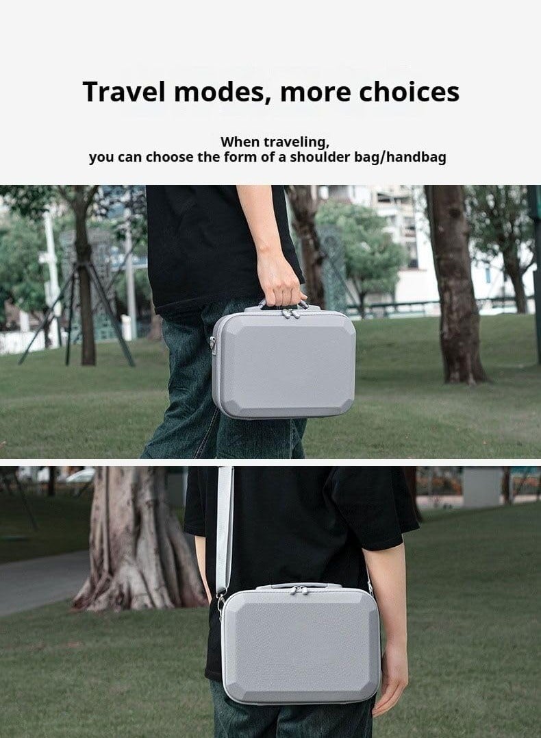 Hard carrying case for DJI Neo Fly More Combo, portable travel case made of PU leather, waterproof, shockproof storage case for DJI NEO drone and accessories - Image 5