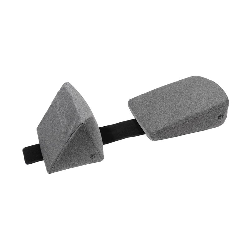 Belly Bandit SOS Side Sleeper Pregnancy Body Pillow Adjustable Maternity Pillow for Pregnant Women to Support Belly and Ease Back Discomfort Grey