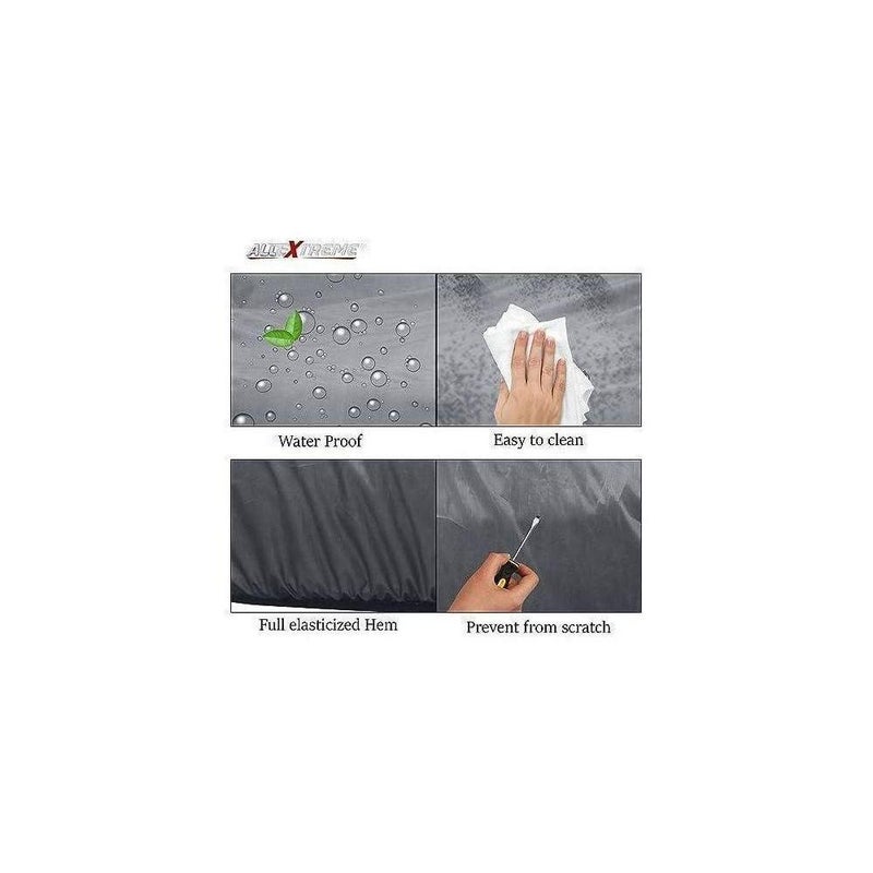 Fully waterproof car cover – resistant to water and dust – durable material for protection from sun and rain – designed for the Dybal G318 - Image 3