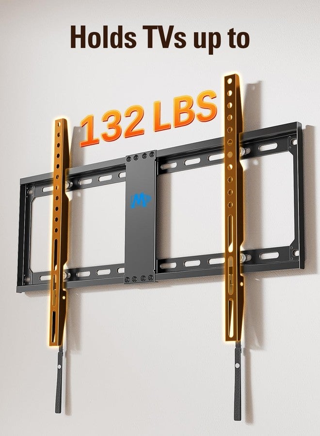 Mounting Dream TV Mount Fixed for Most 42-84 Inch Flat Screen TVs, UL Listed TV Wall Mount Bracket up to VESA 600 x 400mm and 132 lbs - Fits 16"/18"/24" Studs - Low Profile and Space Saving MD2163-K - Image 3