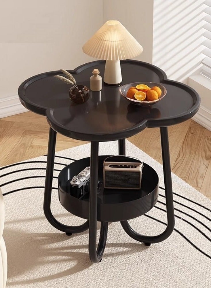 DubaiGallery Modern Round Side Table, Sofa End Table, Minimalist Design Coffee Table for Living Room, Bedroom, Balcony, and Office - Image 1