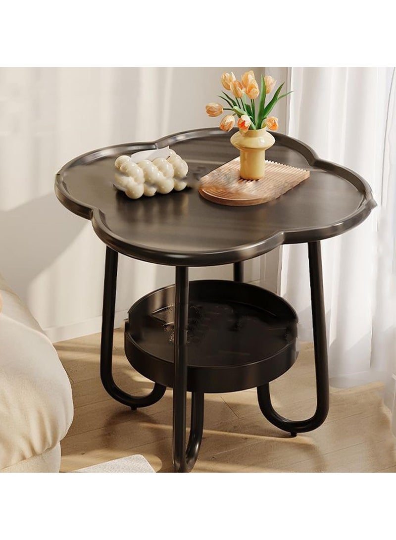 DubaiGallery Modern Round Side Table, Sofa End Table, Minimalist Design Coffee Table for Living Room, Bedroom, Balcony, and Office - Image 2