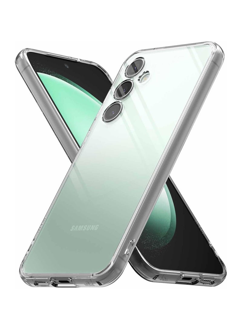 جراب شفاف من السيليكون الناعم المقاوم للصدمات لهاتف Samsung Galaxy S23 FE، غطاء خلفي شفاف متوافق مع Samsung Galaxy S23 FE - Image 1
